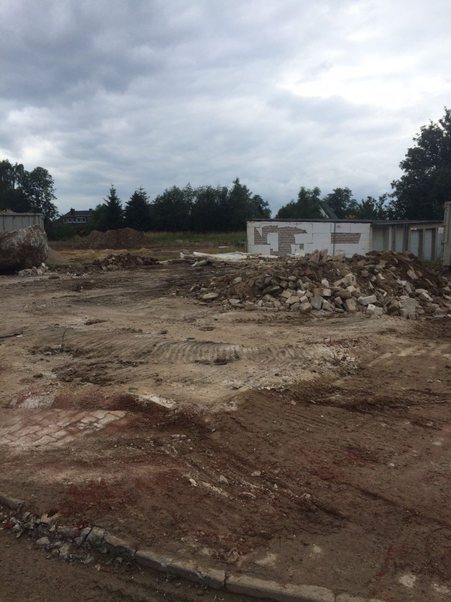 Abriss Sportheim SV Breinig